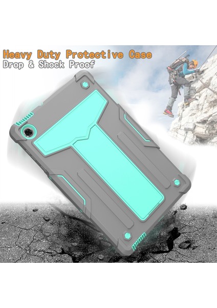 Lenovo M10 Plus TB-X606F Gri + Nane Yeşili Için Pc+Silikon Kılıf (Yurt Dışından) fırsatları