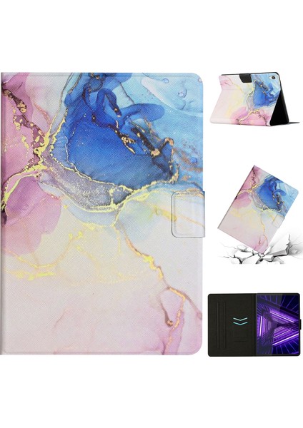 Lenovo Tab M10 3. Nesil Pembe Mavi Için Akıllı Tablet Kılıfı (Yurt Dışından)