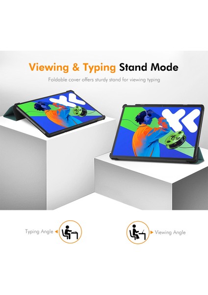 Enkay Pu Akıllı Kılıf Lenovo Xiaoxin Pad Pro 12.7 2025 Gri (Yurt Dışından) modelleri