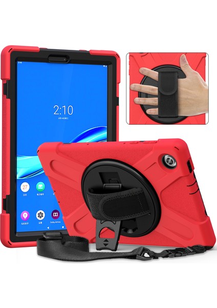 Lenovo Tab M10 Hd 2. Nesil TB-X306X Kırmızı Için Silikon + Pc Kılıfı (Yurt Dışından) fiyatları