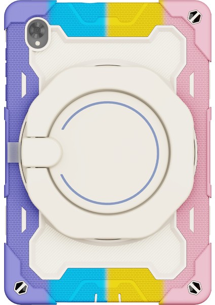 Lenovo Tab K10 / M10 Plus Renkli Pembe Için Silikon + Pc Kılıfı (Yurt Dışından) fiyatları