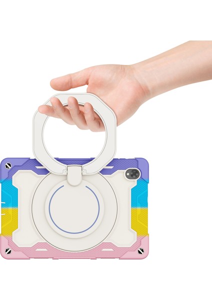 Lenovo Tab K10 / M10 Plus Renkli Pembe Için Silikon + Pc Kılıfı (Yurt Dışından) fırsatları