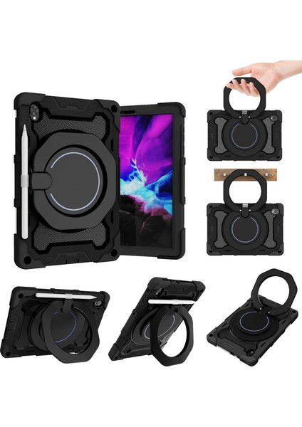 Lenovo Tab K10 / M10 Plus Lacivert Için Silikon + Pc Kılıfı (Yurt Dışından)