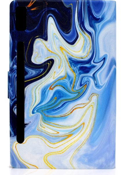 Lenovo Tab P11 Pro Gen 2 Mavi Mermer Için Renkli Çizim Pu Tablet Kılıfı (Yurt Dışından) modelleri