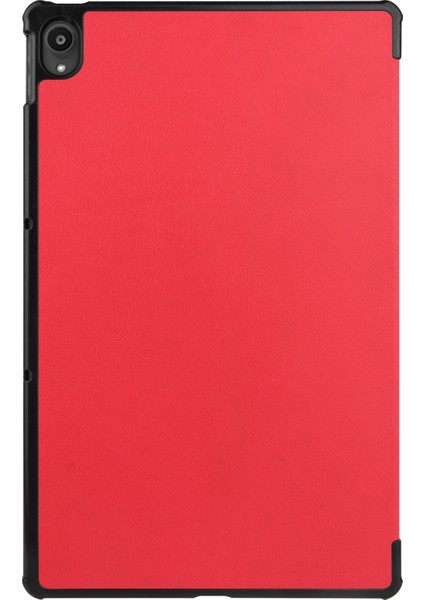 Lenovo Tab P11 (TB-J606F) Kırmızı Deri Kılıf (Yurt Dışından)