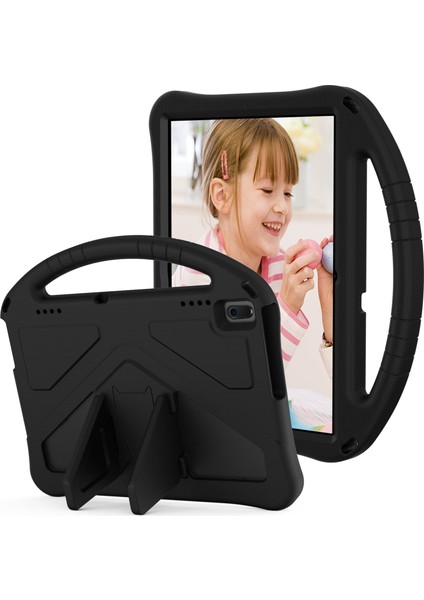 Eva Düz Düşme Önleyici Koruyucu Kılıf Shl Lenovo Tab 4 10 Plus TB-X704F/N/L/V Siyah (Yurt Dışından)