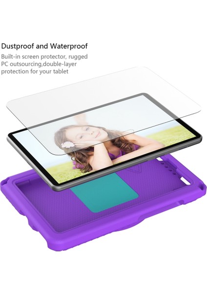 Lenovo Tab M8 4. Nesil Mor Için Eva + Pc Darbeye Dayanıklı Tablet Kılıfı (Yurt Dışından) modelleri