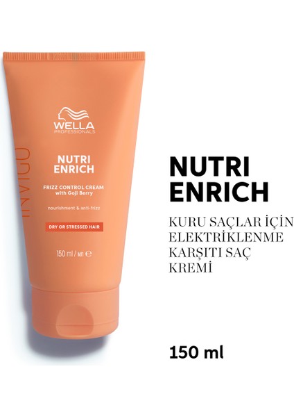 Professionals Invigo Nutri-Enrich Elektriklenme Önleyici Krem 150 ml-Kuru ve Yıpranmış Saçlar