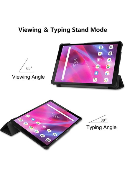 Lenovo Tab M8 1/2/3 Enkay Pu Deri Standlı Kılıf Açık Mavi (Yurt Dışından)