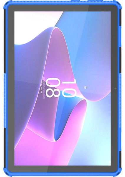 Lastik Dokusu Tpu + Pc Kılıfı Lenovo Tab M10 3. Nesil Mavi (Yurt Dışından)