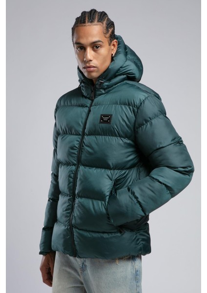 Monce Erkek Kapüşonlu Mont Zümrüt fiyatları