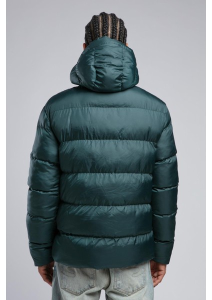 Monce Erkek Kapüşonlu Mont Zümrüt fırsatları