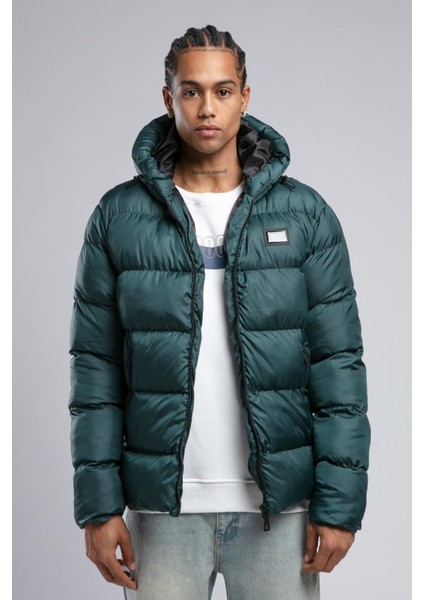Monce Erkek Kapüşonlu Mont Zümrüt indirimleri