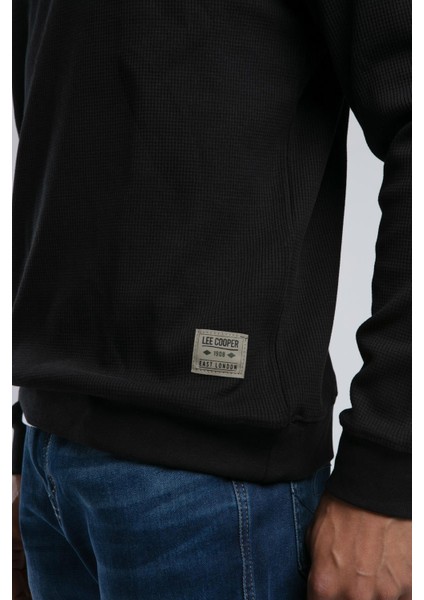 Sirius Erkek Polo Yaka Sweatshirt Siyah fiyatları