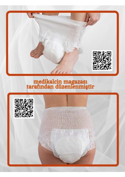 Yetişkin Külotlu Hasta Bezi Emici Külot L (Büyük Boy) 60 Adet 2 Paket