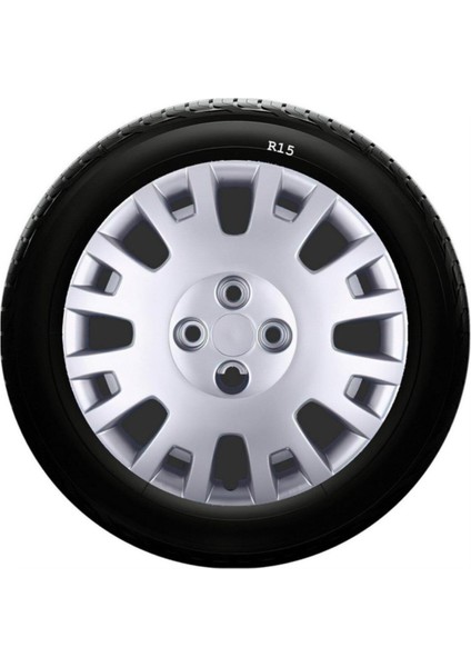 Hyundai Uyumlu Uyumlu 15 Inc Kırılmaz Sks Jant Kapağı 1 Takım 4 Adet NO:322