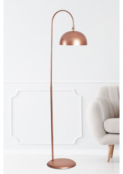 Sonart Bakır Metal Gövde Tasarım Yerden Aydınlatma Lüx Lambader
