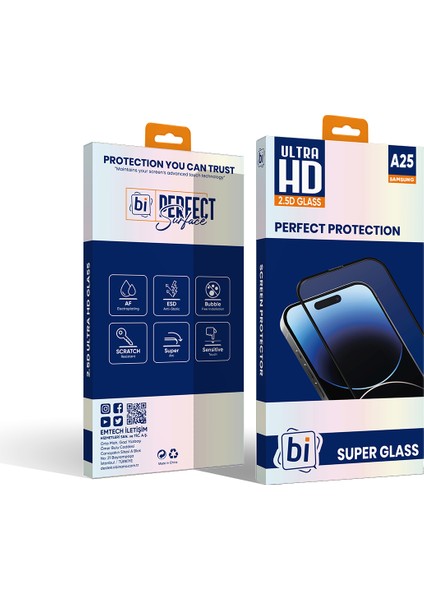 2,5d Super Glass Samsung A25 Ekran Koruyucu