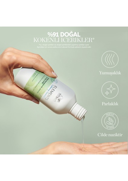 Elements Yatıştırıcı Şampuan 100 ml - Kuru ve Hassas Saç Derisi Için