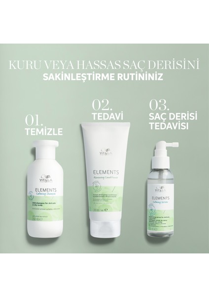 Elements Yatıştırıcı Şampuan 100 ml - Kuru ve Hassas Saç Derisi Için