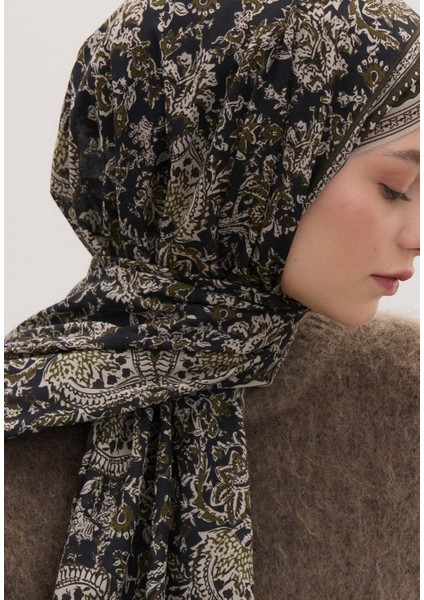 Sonıa Desen Şal Haki fırsatları