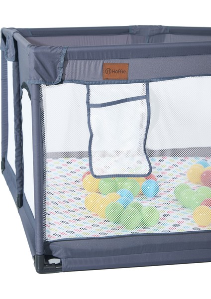 Playard Güvenli Bebek Ve Çocuk Oyun Alanı Oyun Parkı 125X125 Oyun Matı Topları Yatak