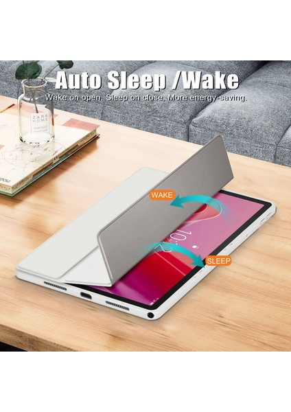 Lenovo Tab M11 / Xiaoxin Pad 2024 Için 3 Katlı Deri Kılıf (Yurt Dışından) fiyatları