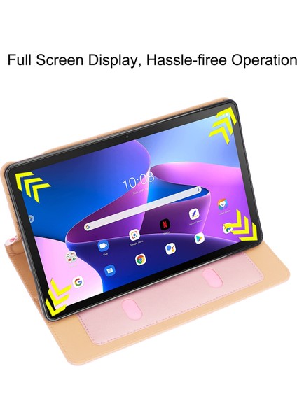 Lenovo Için Deri Kılıf P11 Pro Gen2 11.2 2022 TB132/138 Gül Altın (Yurt Dışından) modelleri