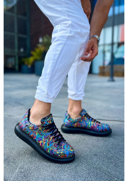CH254 Cst Pittura Erkek Ayakkabı 538 Crazy Splush Sıyah modelleri