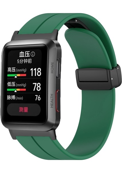 Huawei Watch D Için Manyetik Toka Silikon Kayış (Yurt Dışından)