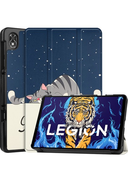 Lenovo Legion Y700 Için Custer Boyalı Tablet Kılıfı (Yurt Dışından)