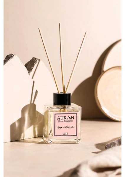 Mango & Karpuz Çubuklu Oda Kokusu Bambu Kokusu Kare Şişe Mango & Watermelon Reed Diffuser 100ml fiyatları