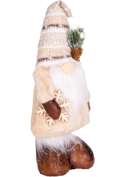 Kahverengi Cüce Noel Dekor 21x10x42cm