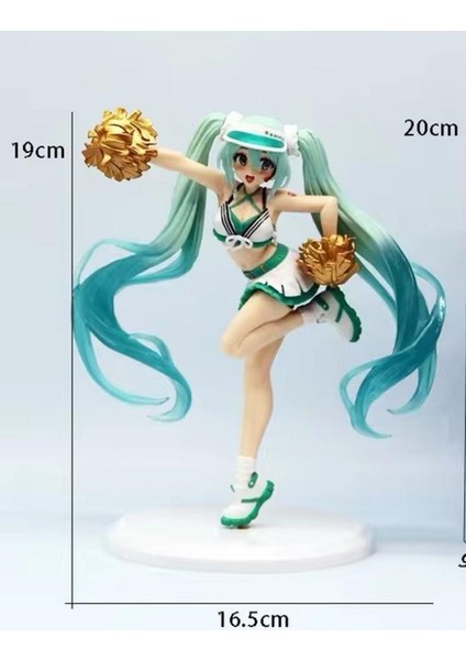 Hatsune Miku Anime 20 cm Amigo Ayakta Dekoratif Süsler Anime