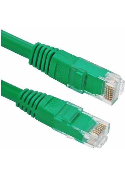 NP611B-N-5.0 Cat6 5.0MT Yeşil Utp Patch Kablo