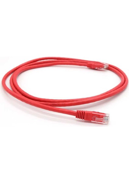 NP611B-R-1.5 Cat6 1.5MT Kırmızı Utp Patch Kablo