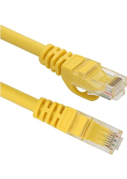 NP611B-Y-5.0 Cat6 5.0MT Sarı Utp Patch Kablo