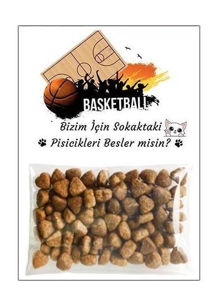 Basketbol Hediyelik Kedi Maması Erkek 5 Adet