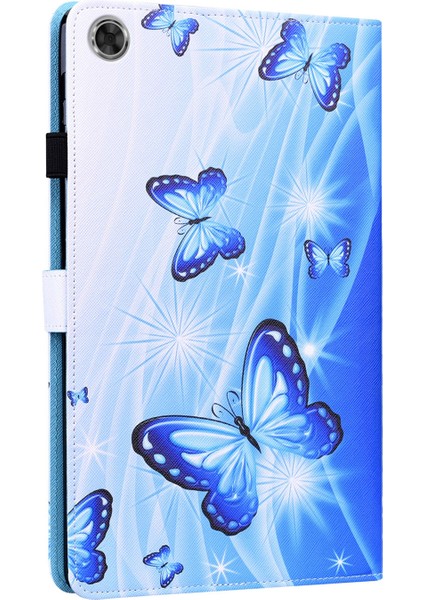 Lenovo Tab M8 Fhd Tb-5f / TB-8705X 8.0 Inç Kılıf Mavi Kelebek Için (Yurt Dışından) fırsatları