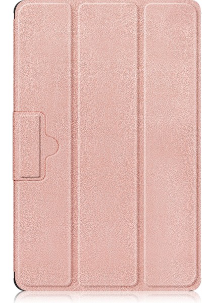Lenovo Tab M10 10.1 3. Nesil Rose Gold Için Deri Akıllı Tablet Kılıfı (Yurt Dışından)