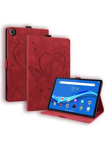 Lenovo Tab M10 Plus TB-X606F TB-X606X Kırmızı Kılıf (Yurt Dışından)
