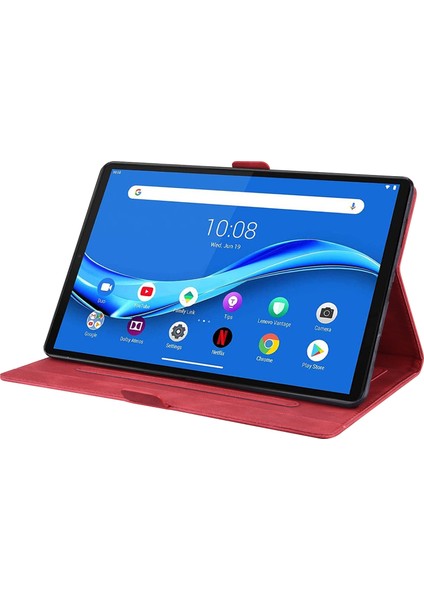 Lenovo Tab M10 Plus TB-X606F TB-X606X Kırmızı Kılıf (Yurt Dışından)