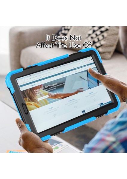 Lenovo Tab M9 Açık Mavi Için Silikon Hibrit Pc Kılıfı (Yurt Dışından)