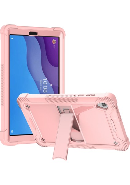 Lenovo Tab M10 Hd Rose Gold Için Silikon + Pc Kılıfı (Yurt Dışından)