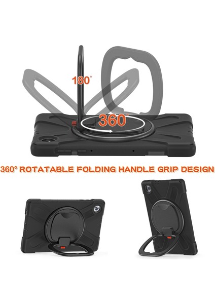 Lenovo Tab M10 Hd 2020 X306X/F Siyah Için Silikon + Pc Kılıfı (Yurt Dışından) modelleri