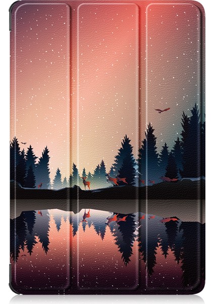 Lenovo Tab M11/ Xiaoxin Pad 11 2024 Gün Batımı Için Deri Tablet Kılıfı (Yurt Dışından) modelleri