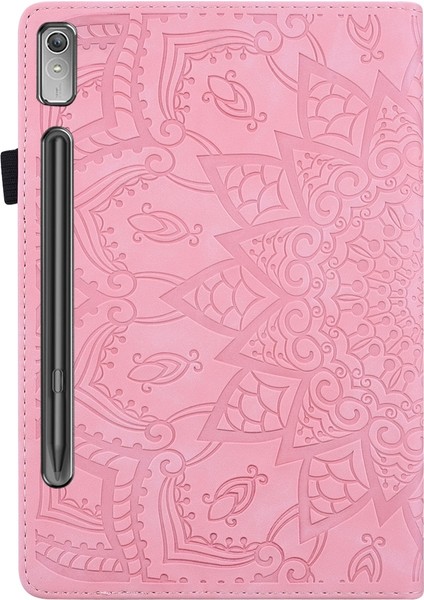 Lenovo Tab P12 12.7 Pembe Kabartmalı Deri Kılıf (Yurt Dışından) modelleri