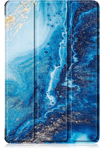 Lenovo Tab M11/ Xiaoxin Pad 11 2024 Waves Için Deri Tablet Kılıfı (Yurt Dışından)