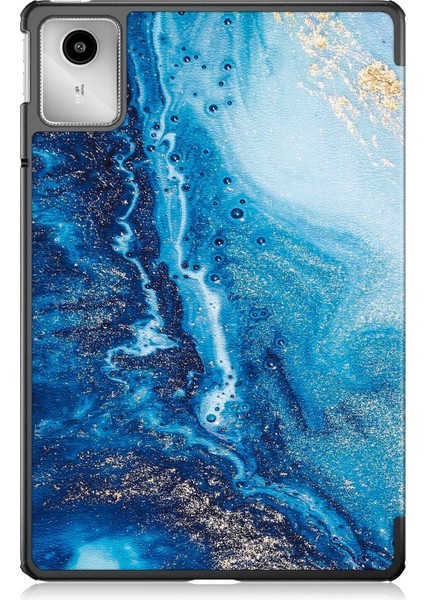 Lenovo Tab M11/ Xiaoxin Pad 11 2024 Waves Için Deri Tablet Kılıfı (Yurt Dışından)