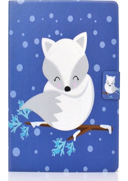 Lenovo Tab M10 Plus Renkli Desenli Deri Kılıf Arctic Fox (Yurt Dışından) modelleri